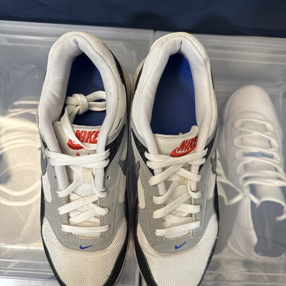 Nike Air Max Correlate Mens 8 - 9.5W White Cool Grey Black Old Royal - Picture 6 of 8